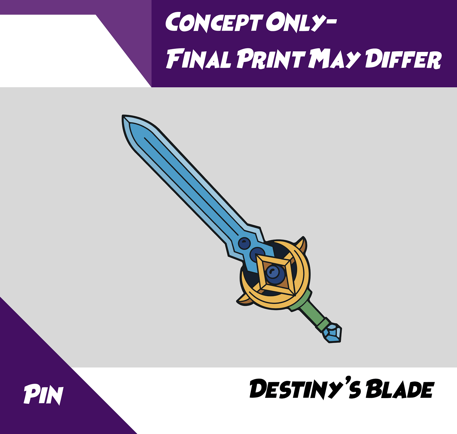 Destiny's Blade Pin (December 2025) product image (2)