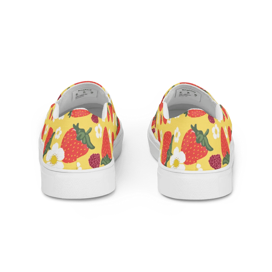 Strawberry Field and Blossom Slip-On Canvas Shoes product image (4)
