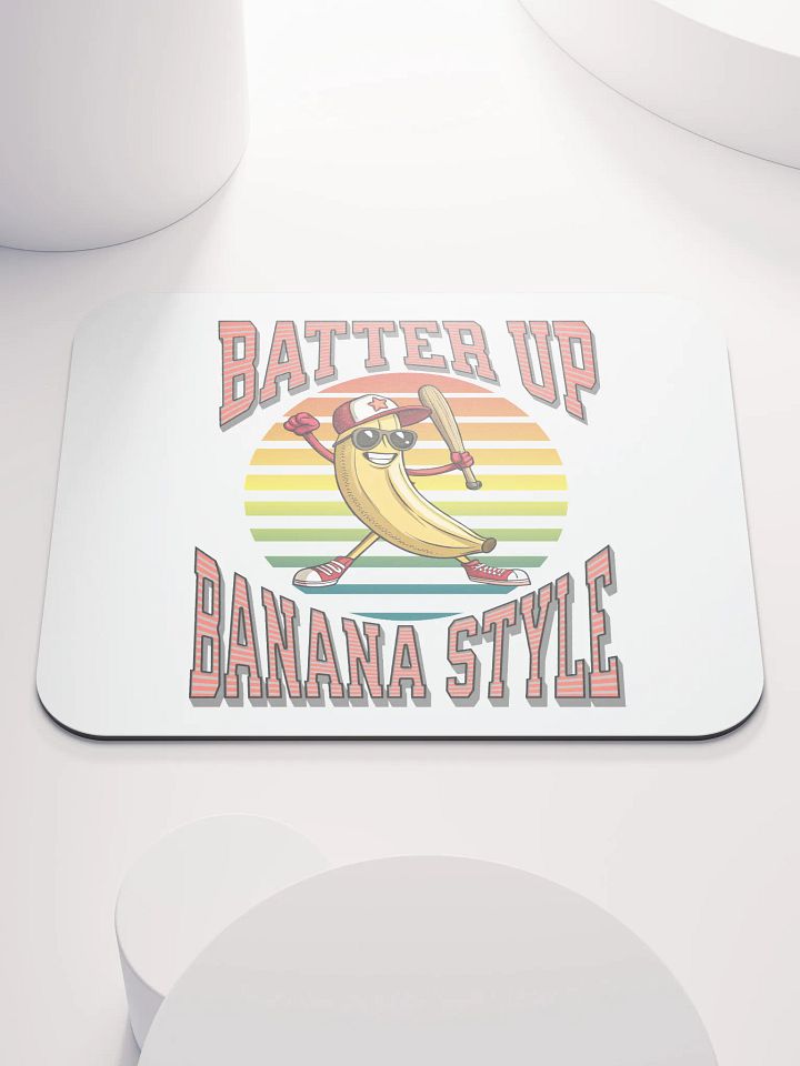 Batter Up Banana Style Baseball Bonanza Mouse Pad product image (2)