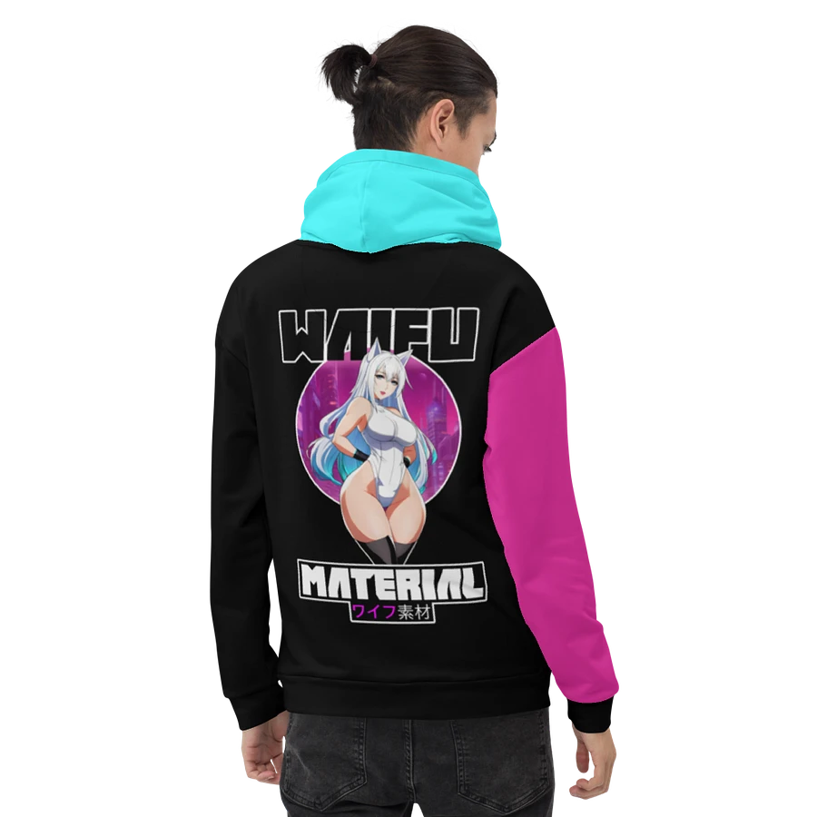 Waifu Material - Hoodie (Black) product image (16)