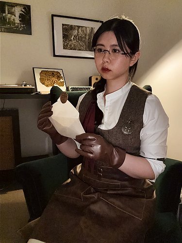 “Oh, I forgot to introduce myself! My name is Eugénie from the Workshop Union” 🦋

I took these photos before stream last nigh...