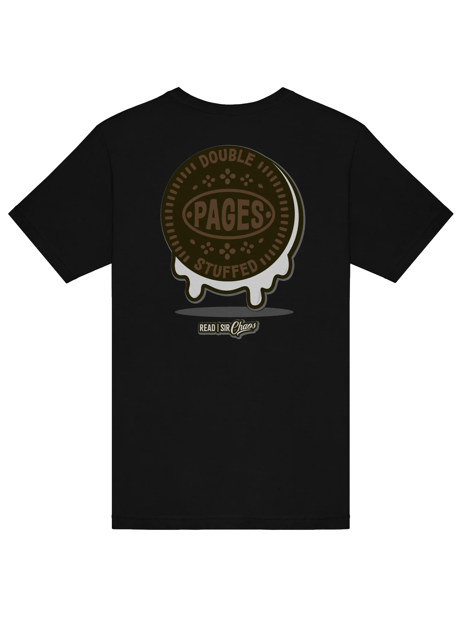Double-Stuffed Pages Cookie Tshirt (Dark) product image (6)