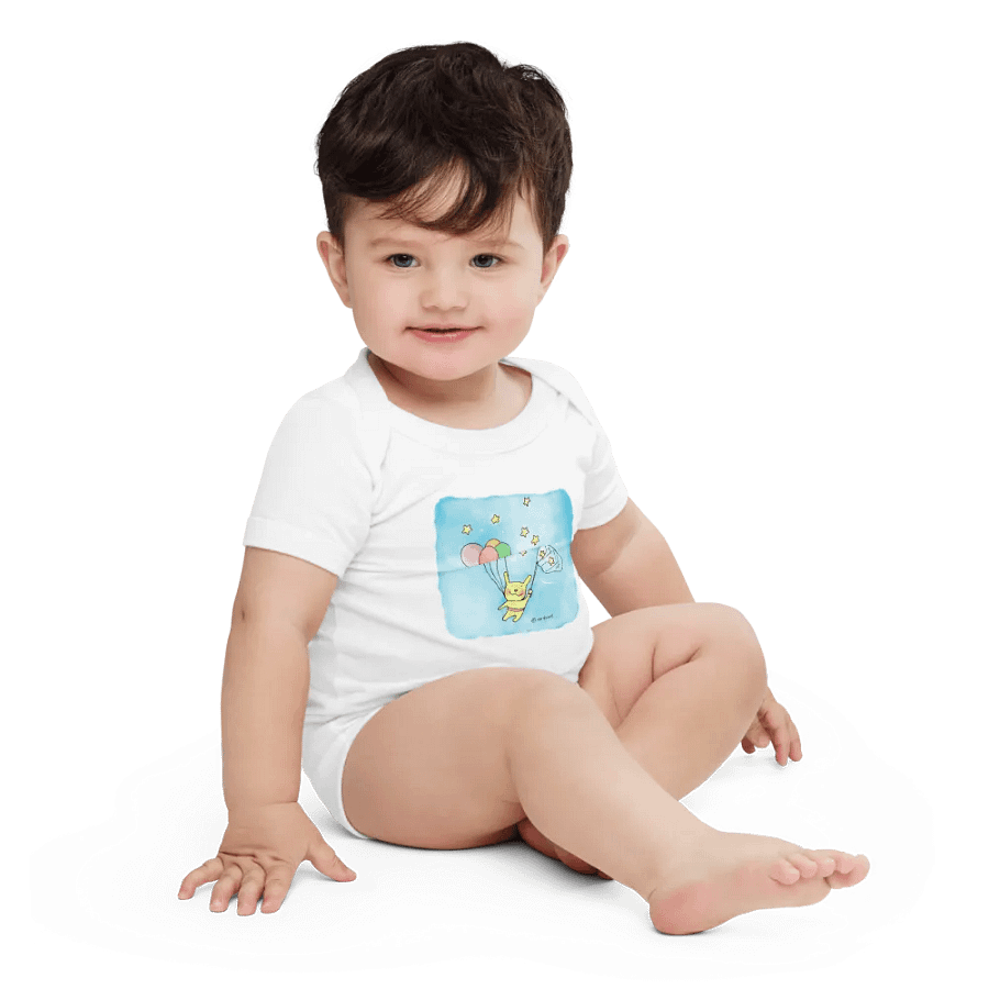 Starry Bunny Baby Onesie product image (4)