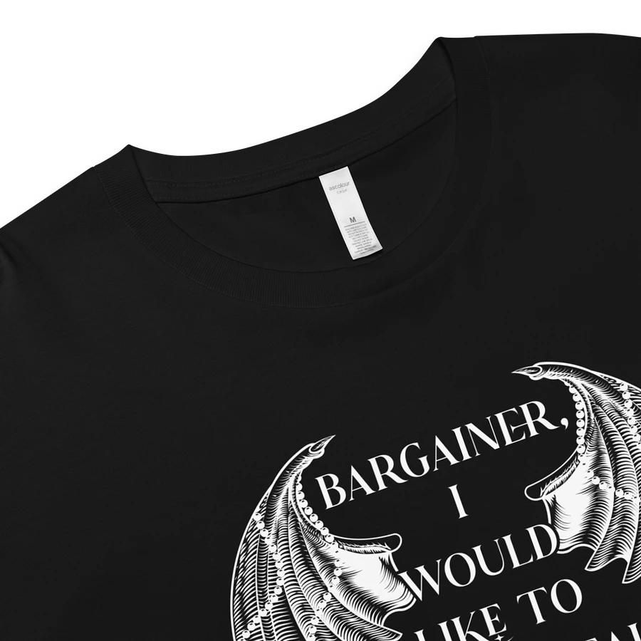 Bargainer Calling Card Women's Premium Crop Top product image (2)