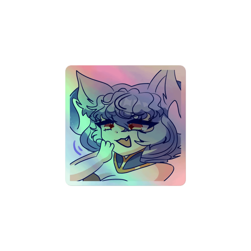 Holographic Streissel Smug Sticker product image (1)