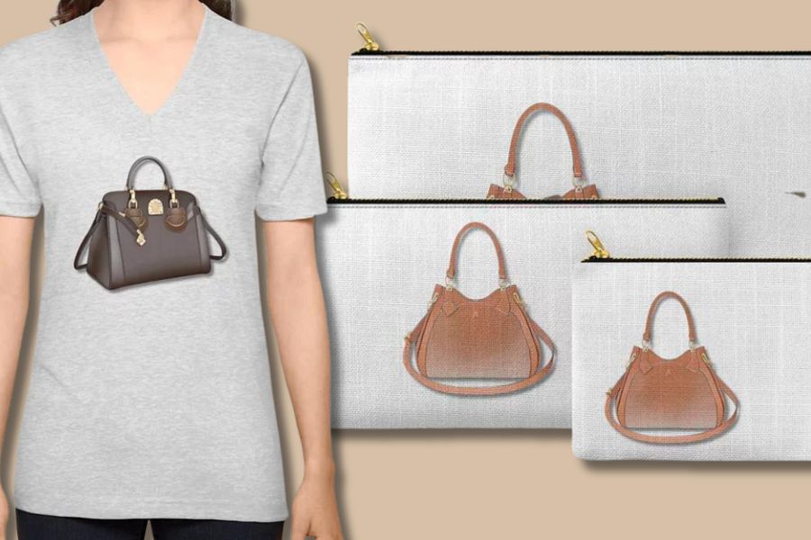 LUXURY BAGS - BROWN-ISH 12 CLIPART product image (4)