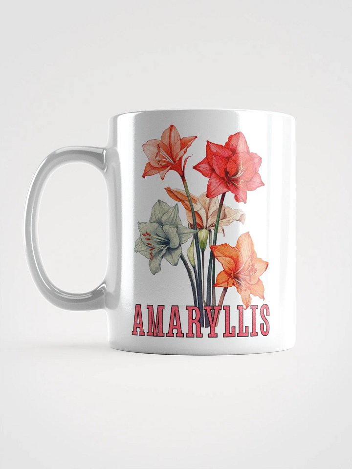 Floral Graphic | White Coffee Mug | Amaryllis product image (1)