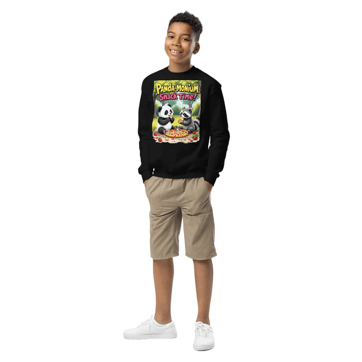 Panda-Monium Picnic Youth Sweatshirt product image (1)