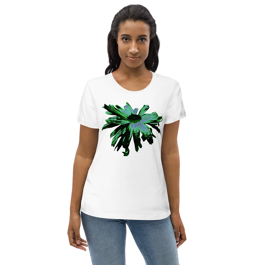 Abstract Floating Daisy Women's Fitted T Shirt product image (12)