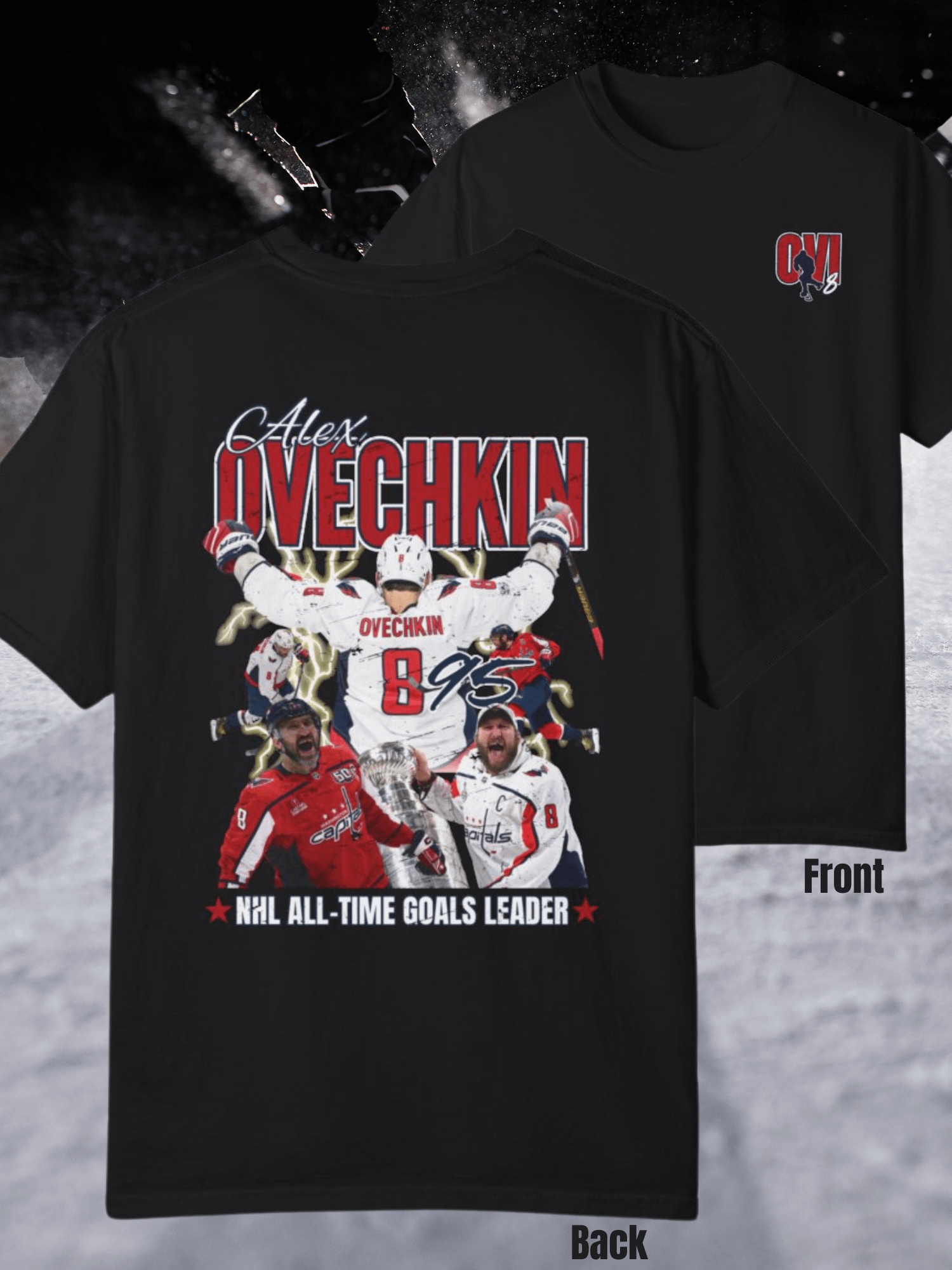 Ovechkin Goal Record Tee product image (1)