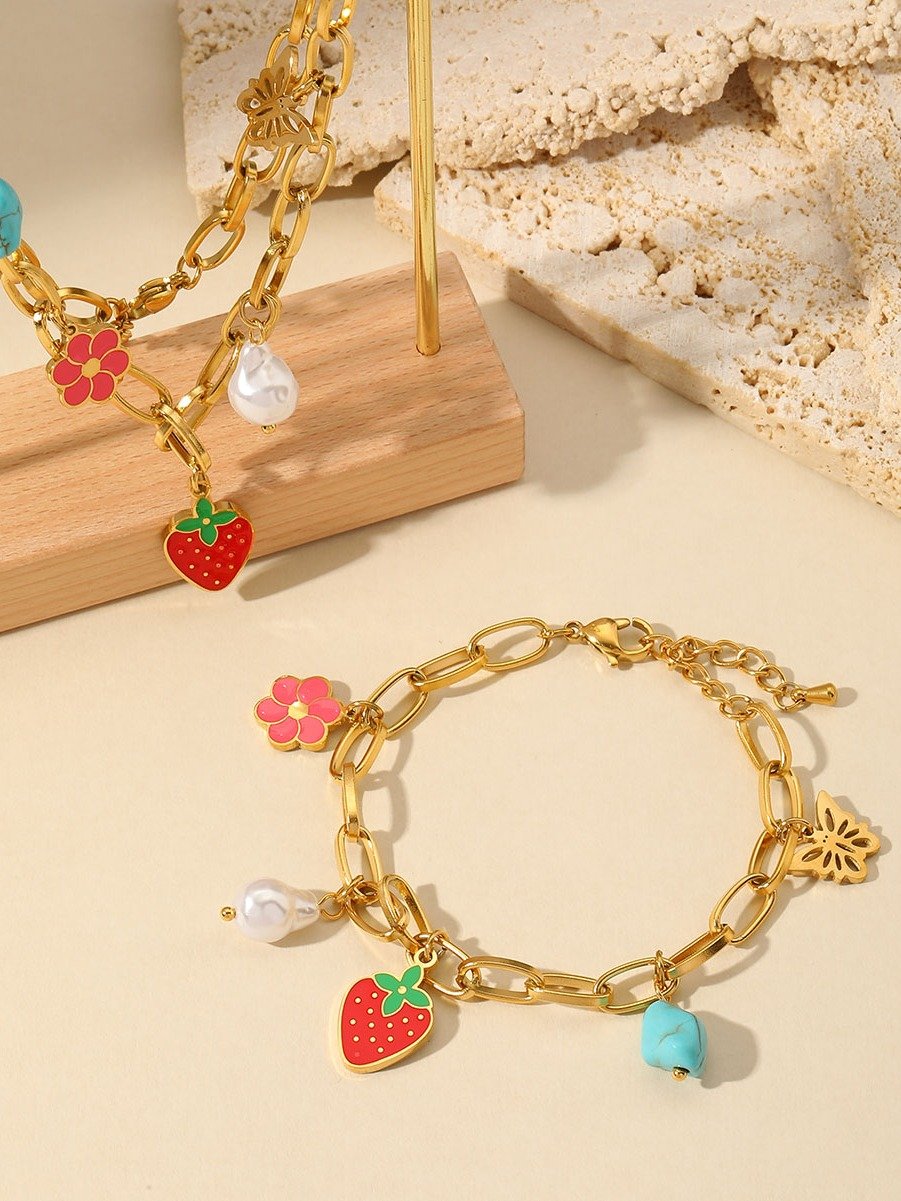Chain Multi Charms Bracelet product image (1)