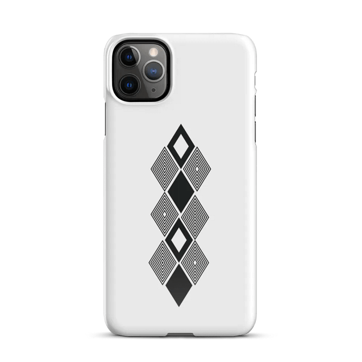 Black and white triangle design Snap Case for iPhone® product image (46)