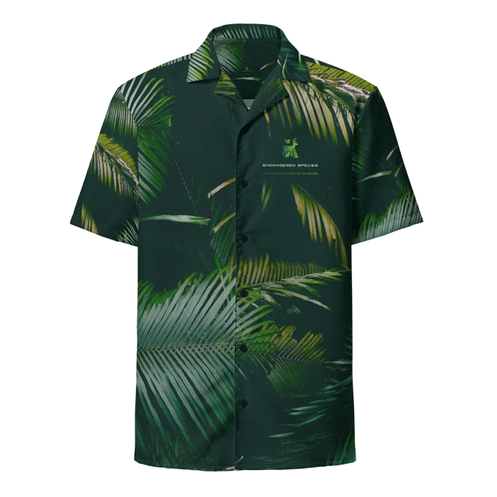 Endangered Species - Mexico - Skull Palm Leaf Hawaiian Shirt product image (2)