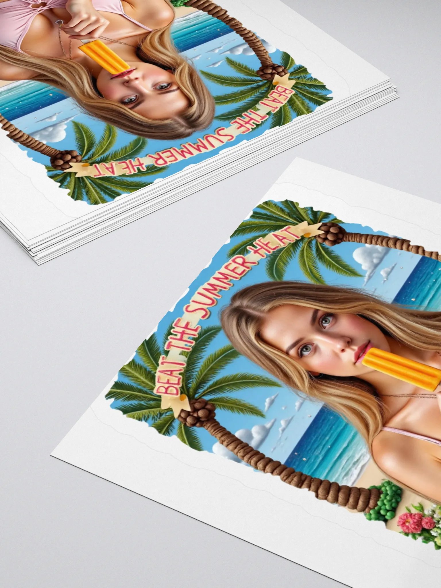 Tropical Popsicle Kiss Cut Stickers product image (10)