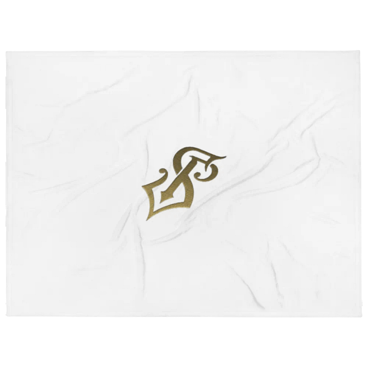 Elegant Gold 'S' Throw Blanket product image (1)
