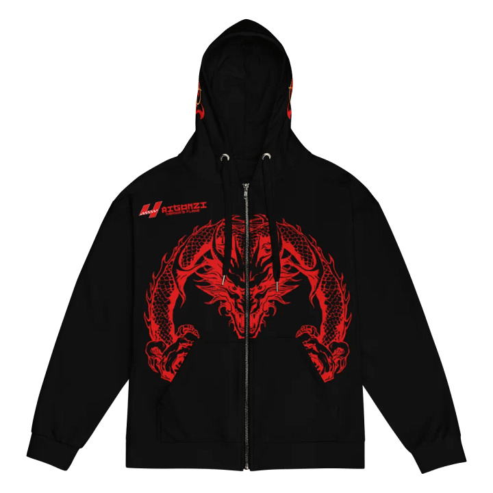Red Dragon 4 Zip Hoodie product image (1)