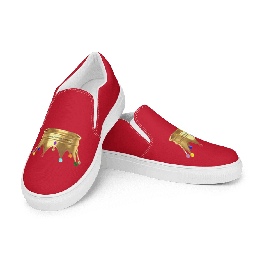 Queendom Beautiful Women Crown Canvas Shoes /Red (TM) product image (3)