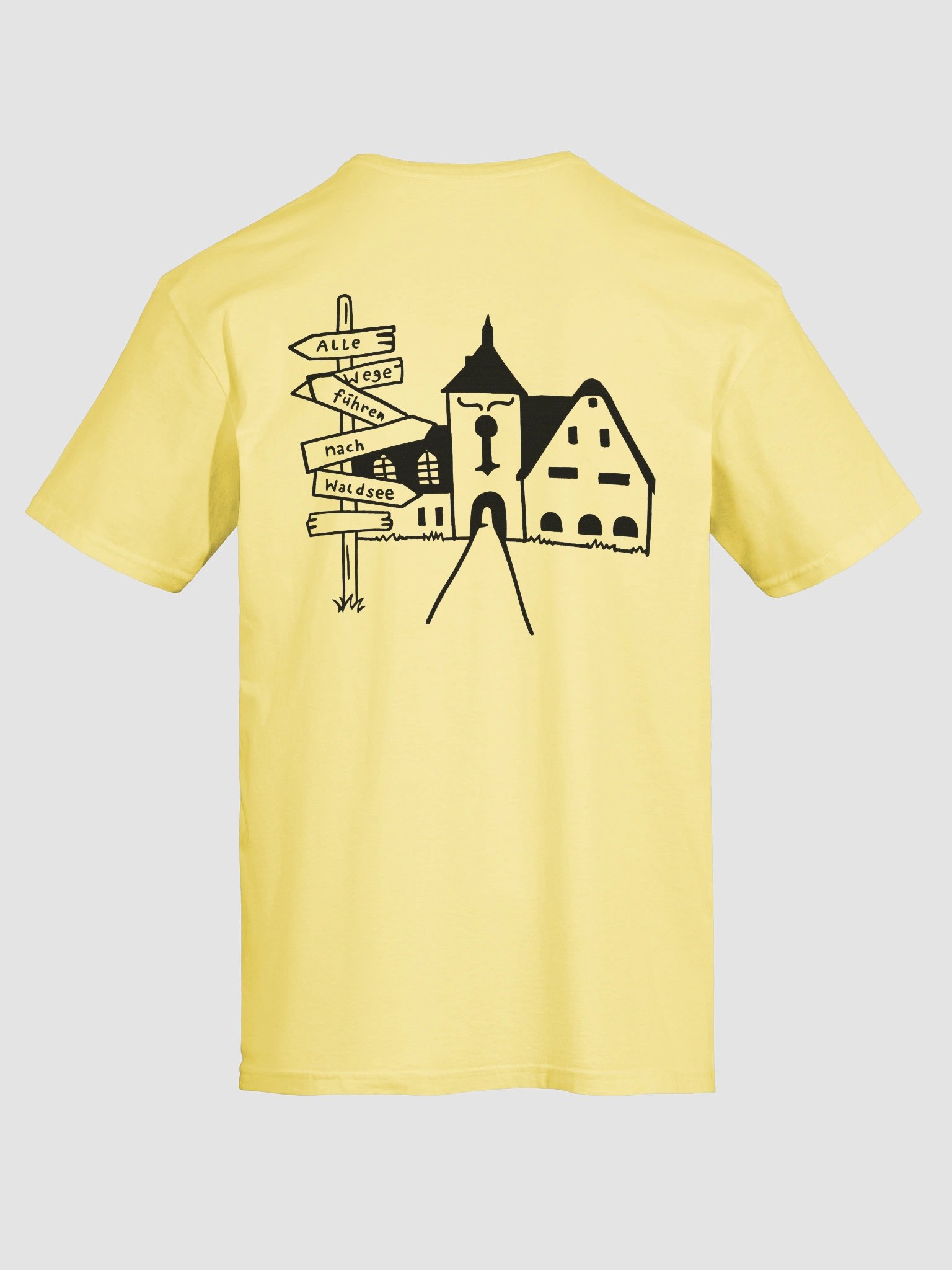 Alle Wege führen nach Waldsee Adult T-Shirt (multiple colors) product image (47)