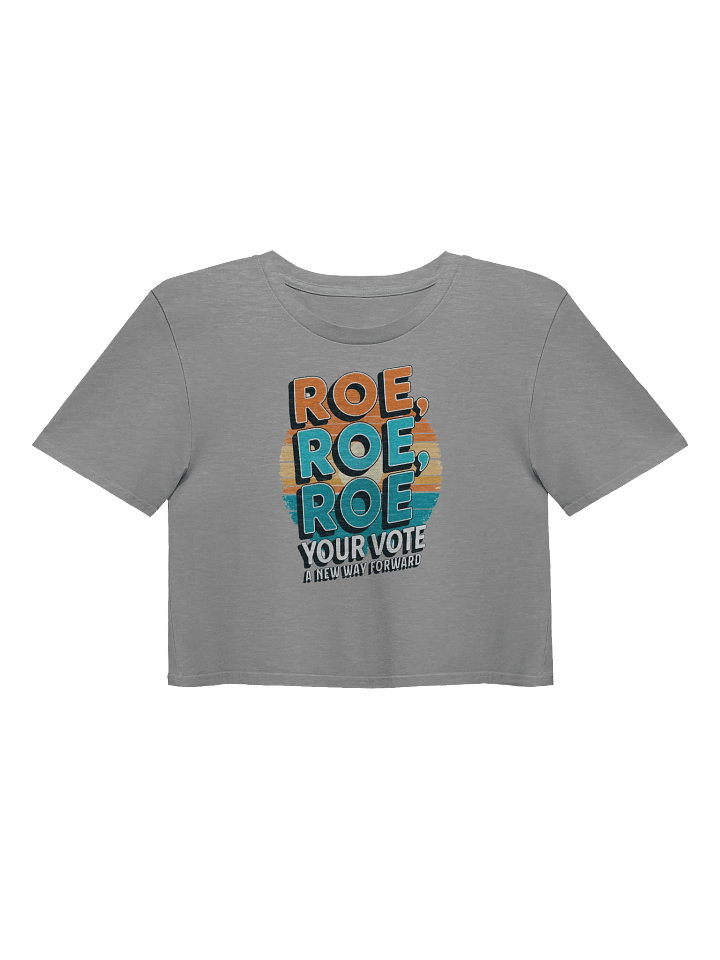 ROE YOUR VOTE Sunrise Women's Crop Top product image (1)