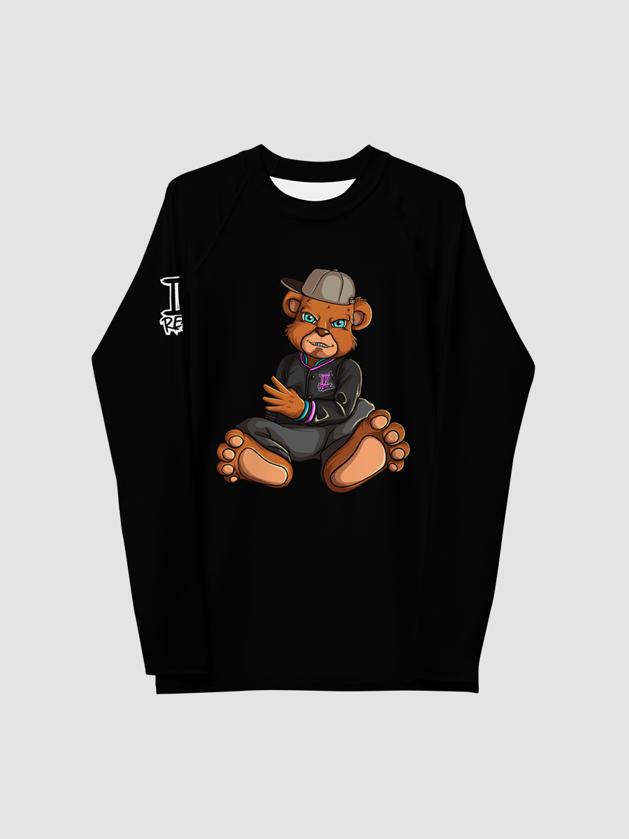 Sitting Bear All-Over Print Men's Rash Guard product image (2)