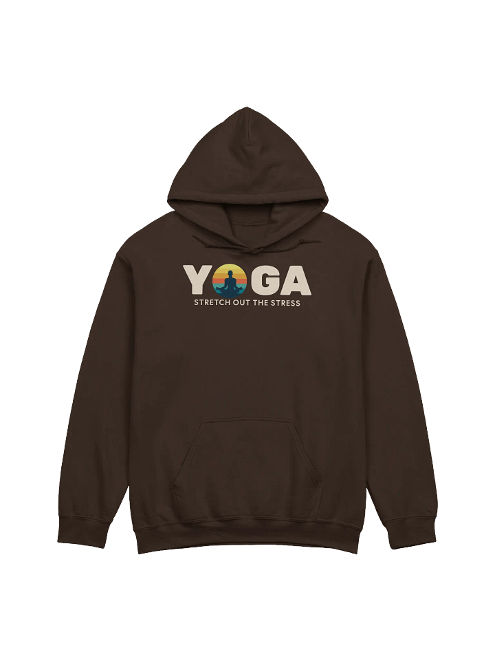 Yoga - Stretch Out the Stress Hoodie product image (3)