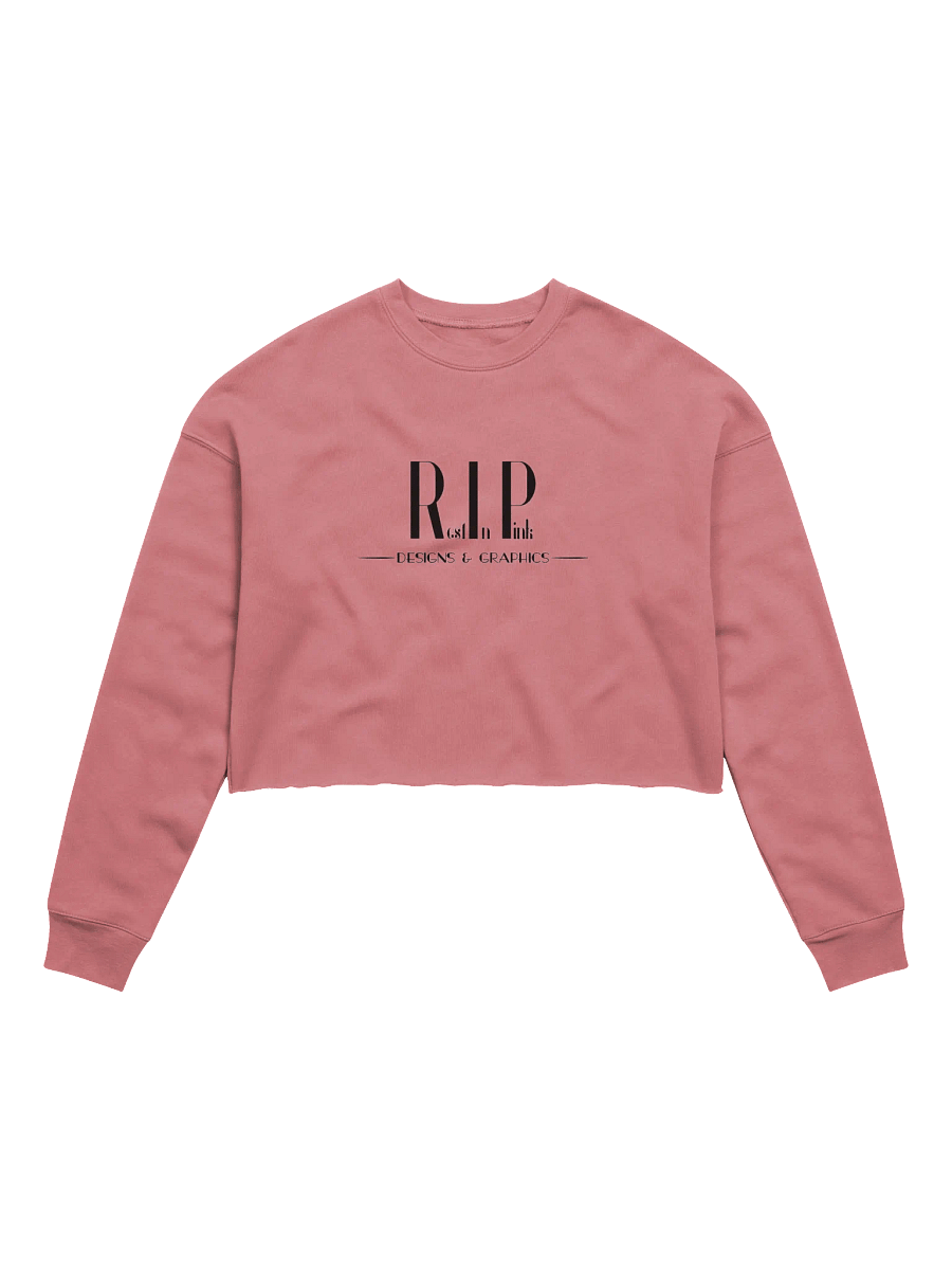 RIP Minimalist Logo Womens Cropped Sweatshirt product image (1)