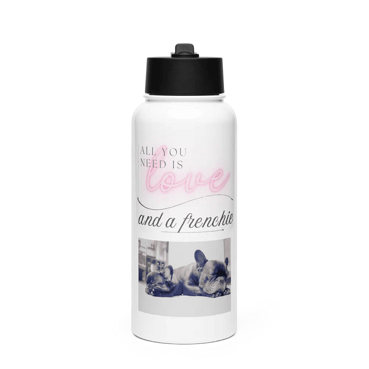 Love & Frenchie Stainless Steel Bottle product image (1)