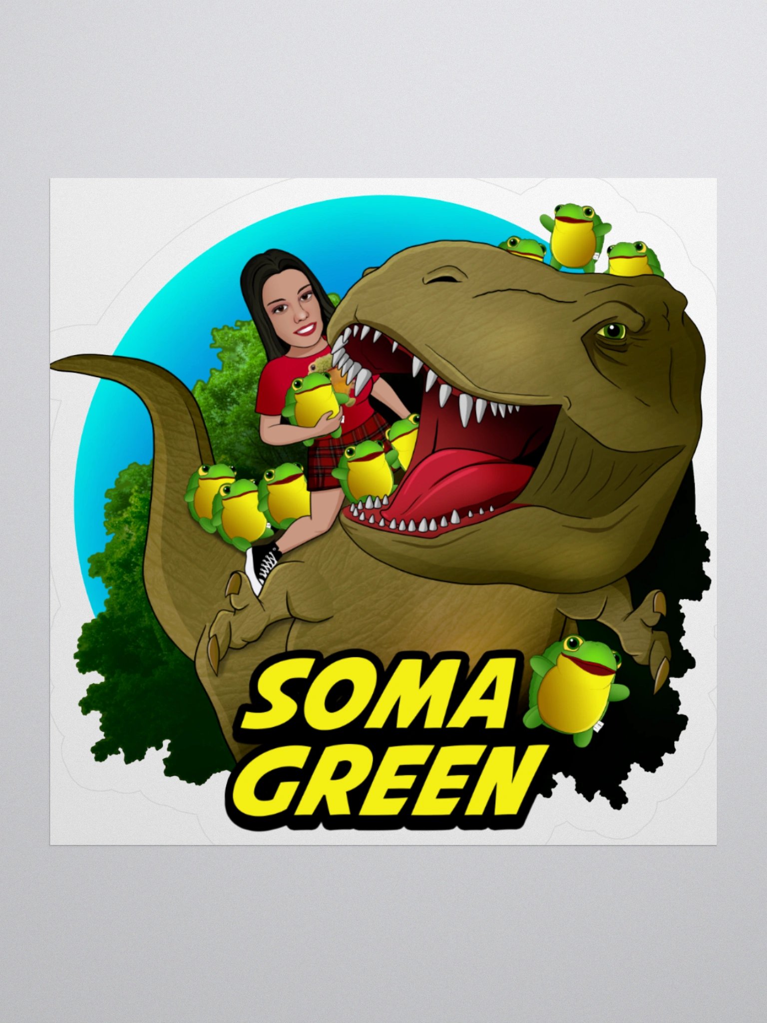 COLLECTORS SOMA T-REX STICKER product image (1)