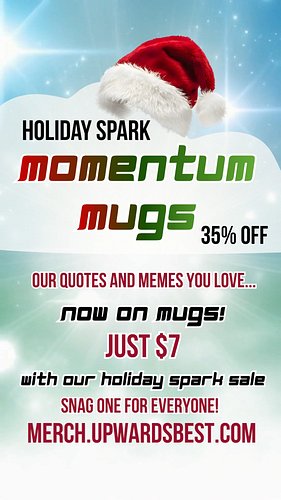 ☕🎄 Holiday magic meets meme energy!
Our Momentum Mugs (featuring our favorite quotes + inspo) are just $7 this week -  and th...