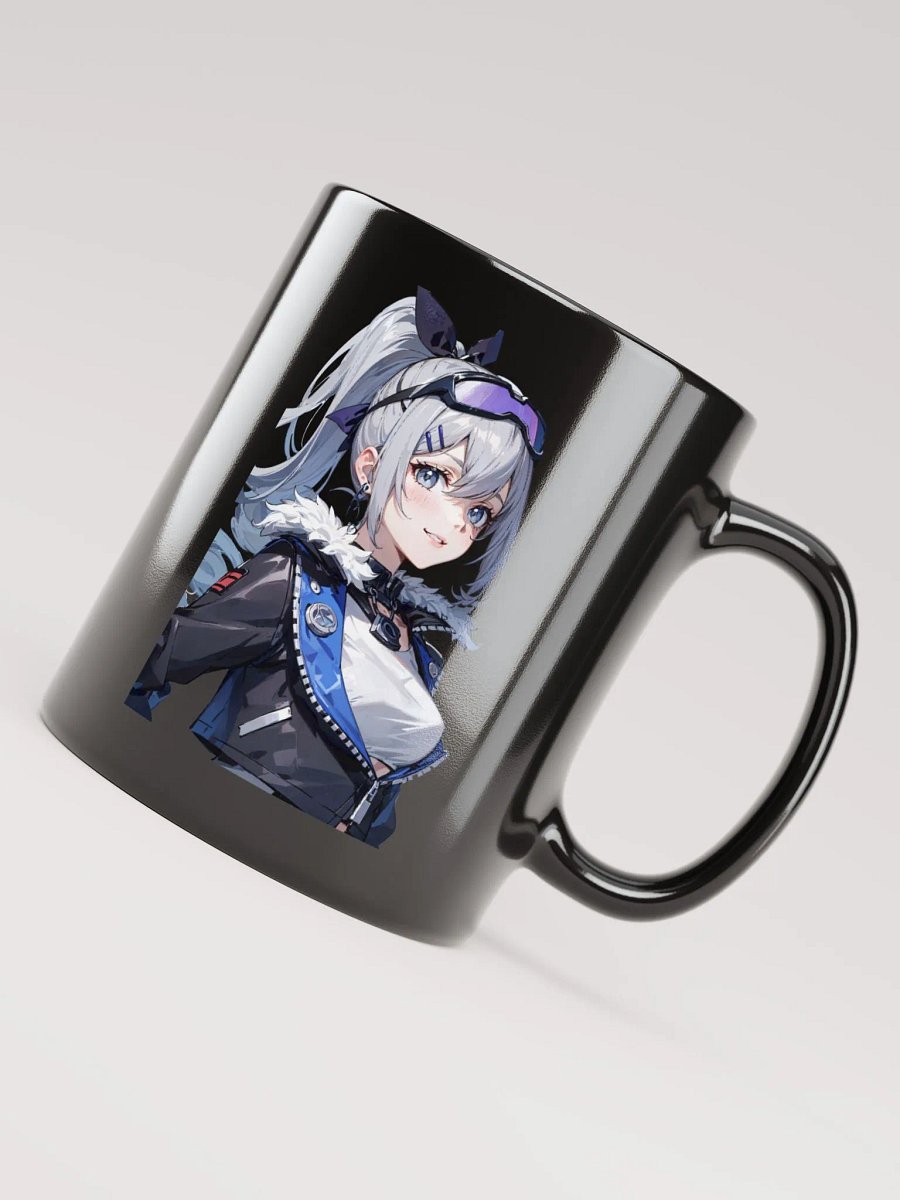 Black Glossy Mug - Silverwolf (Honkai Star Rail) product image (3)