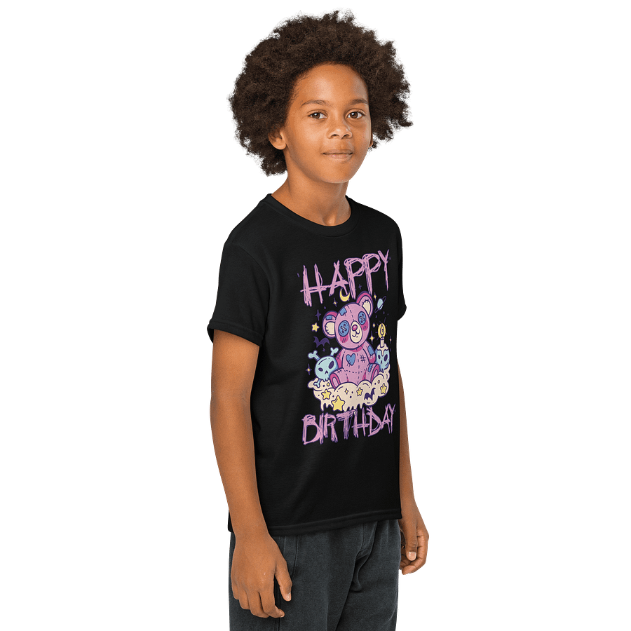 Happy Birthday (Cute Teddy Bear) T-Shirt For Kids product image (8)