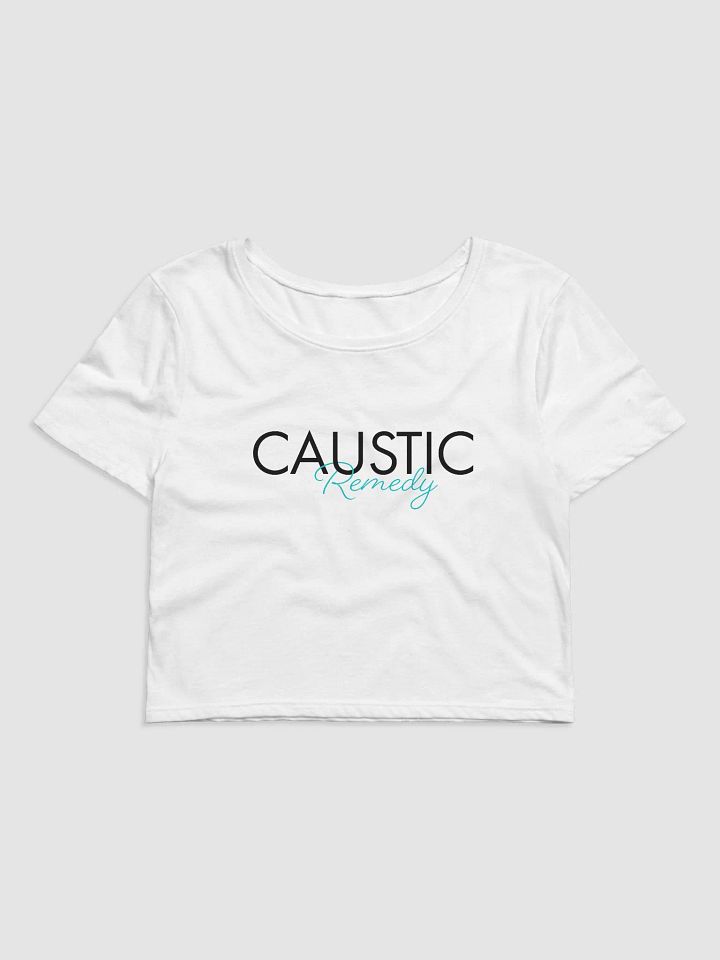 Caustic Remedy Cropped Tee (White) product image (1)