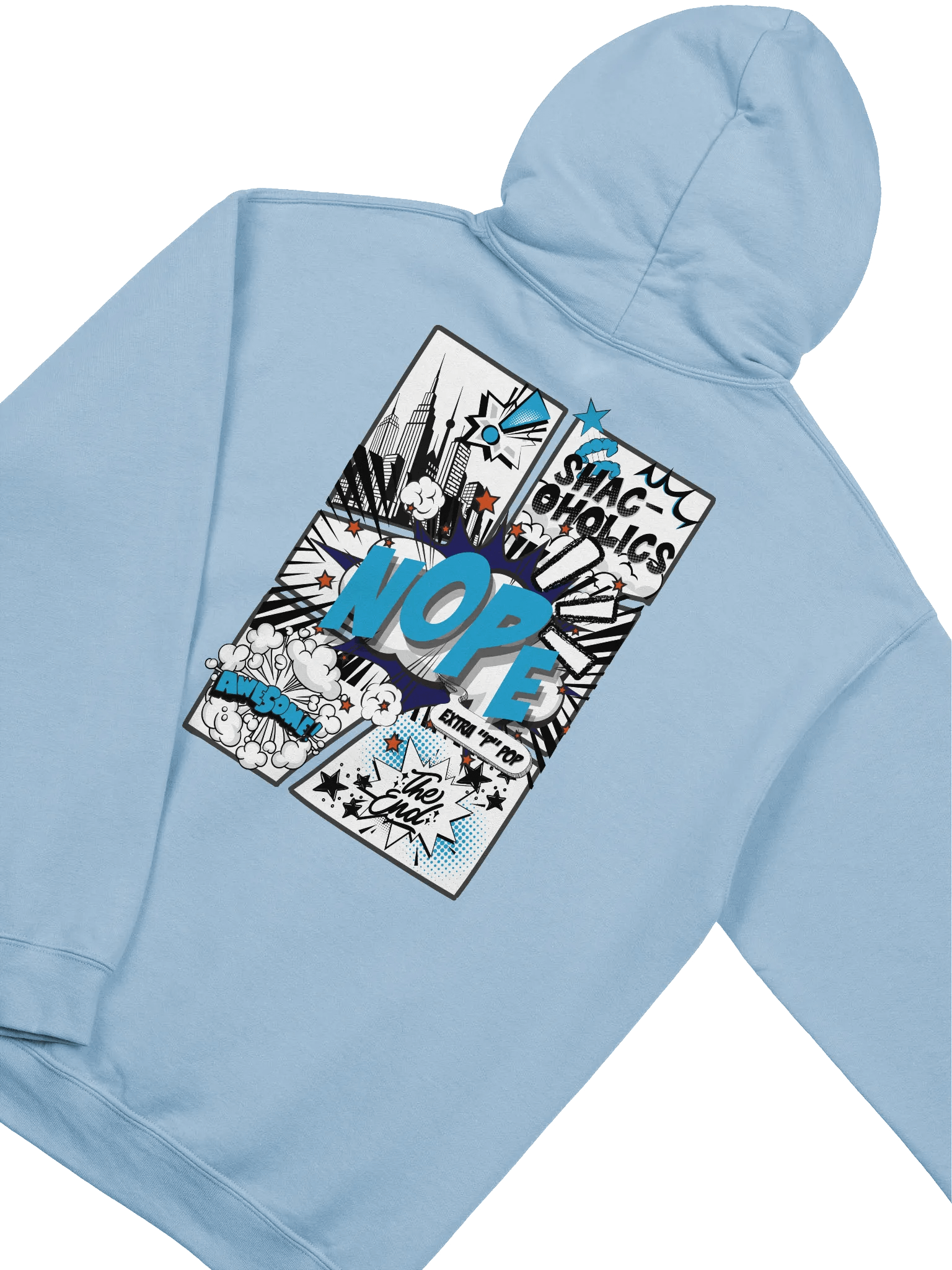 Explosive Blue NoPe Shac-oholics Hoodie product image (4)