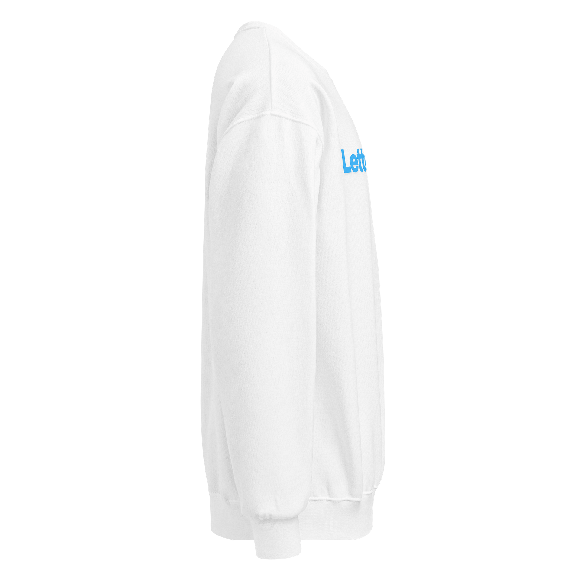 Letter Carrier Classic Crew Neck Sweatshirt (WHITE) product image (4)
