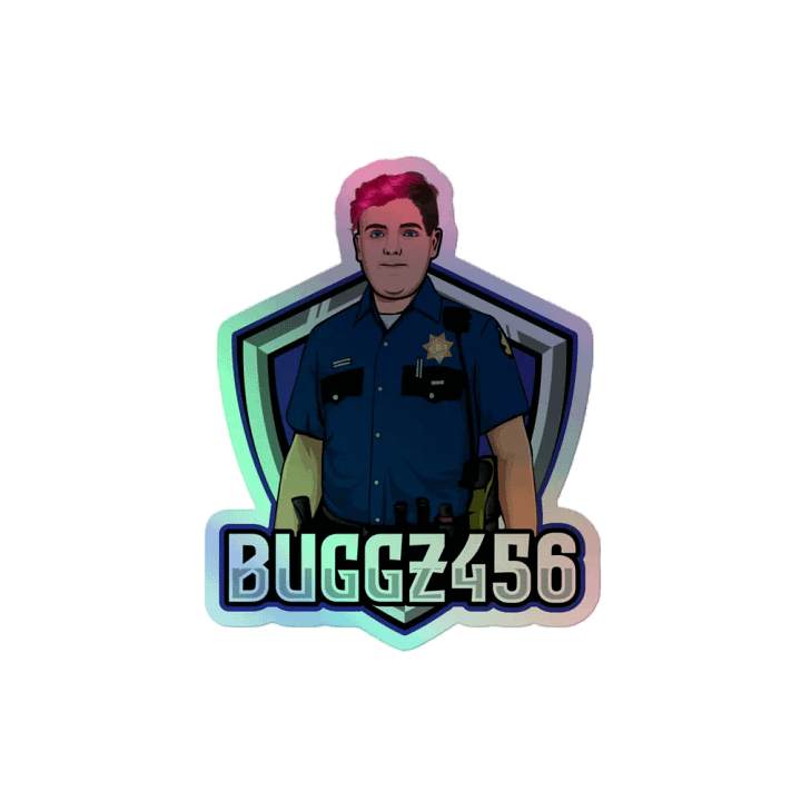 Buggz456 Logo Holographic Sticker product image (2)