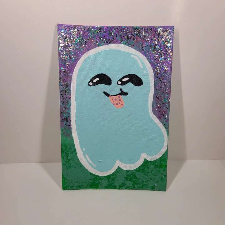 Boo Thang 4x6 painting on canvas product image (1)