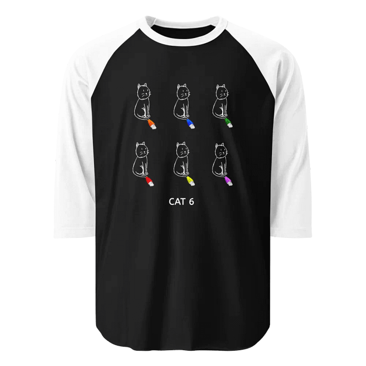 Cat 6 - Raglan Tee product image (2)