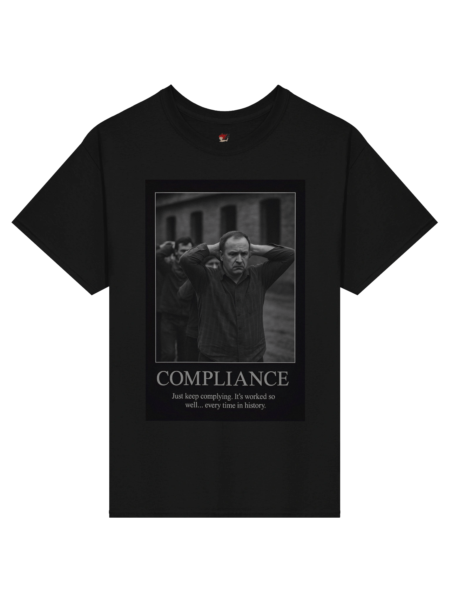 Compliance Tee - Obedience never leads to freedom product image (3)
