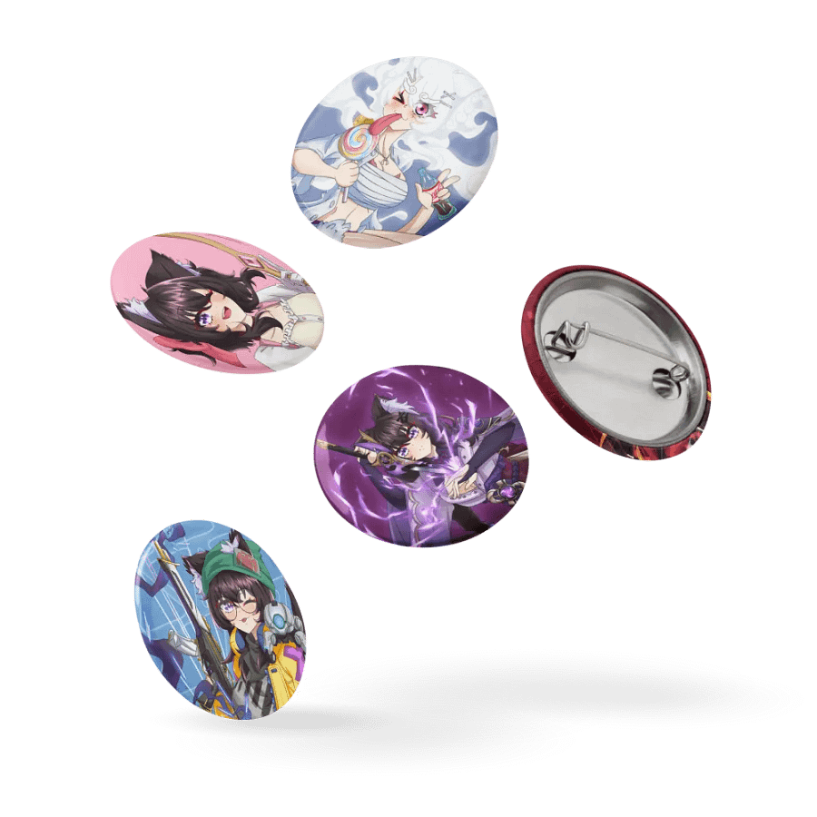 Ny Cosplay Pins 1.25