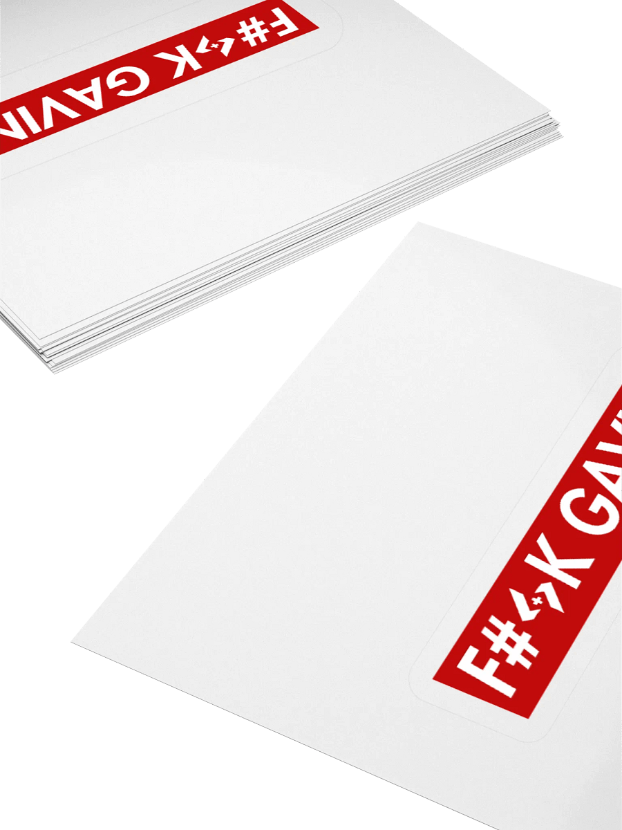 F#@K GAVIN STICKER product image (4)