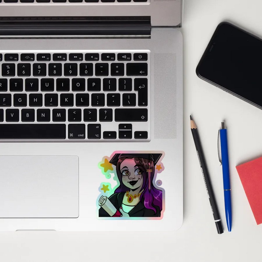 Big Brain Smarts- Holographic Sticker Set product image (12)
