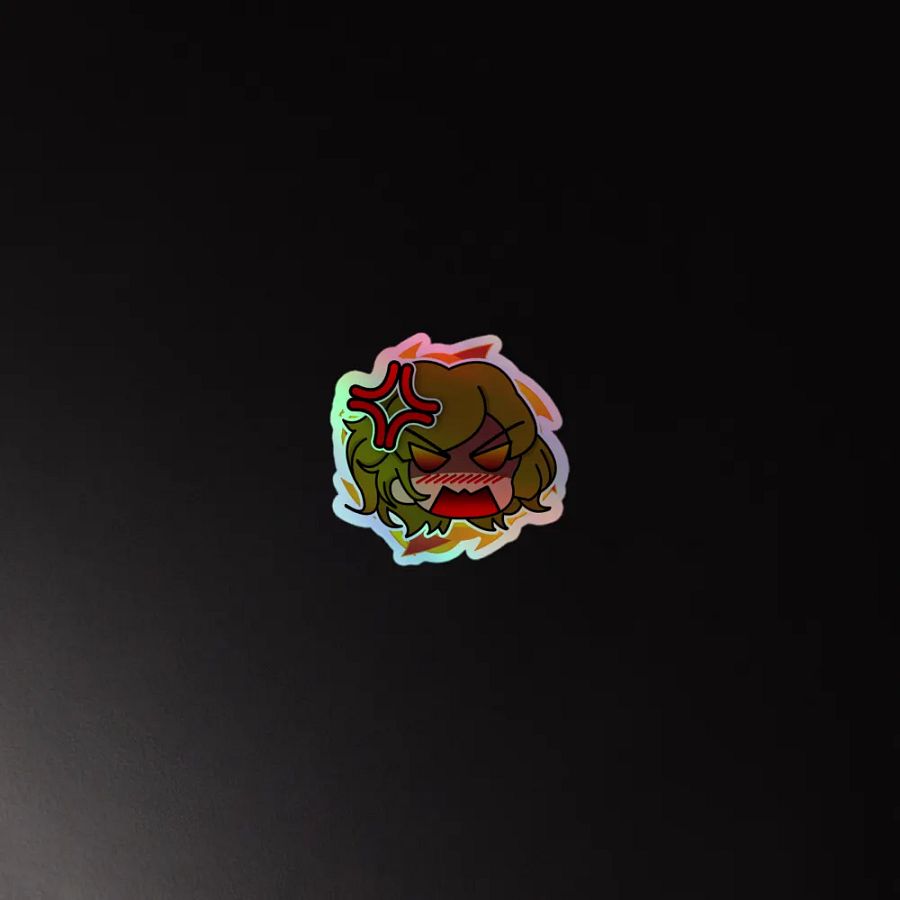 Bika rage holographic Sticker product image (2)