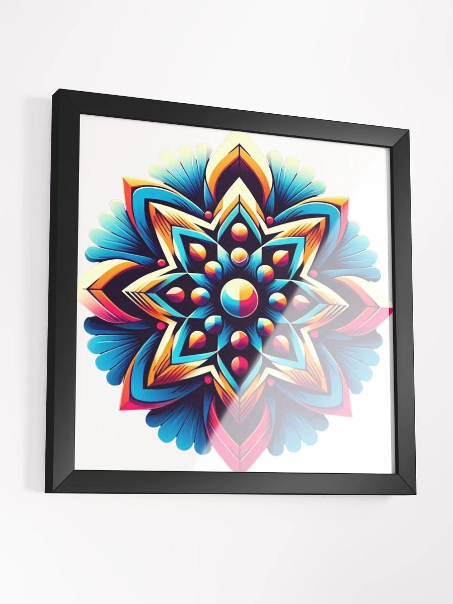 Vibrant Mandala Symmetry Poster product image (3)