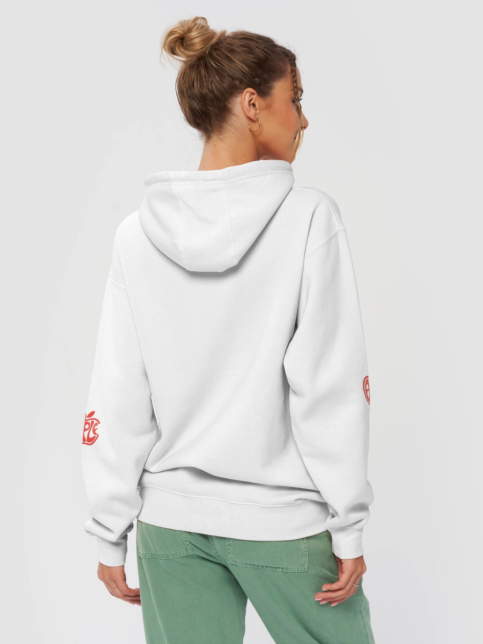 Stylized Apple Trio Unisex Hoodie product image (3)