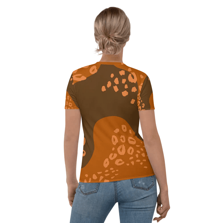 Orange Leopard Dreams Women's T-Shirt product image (1)