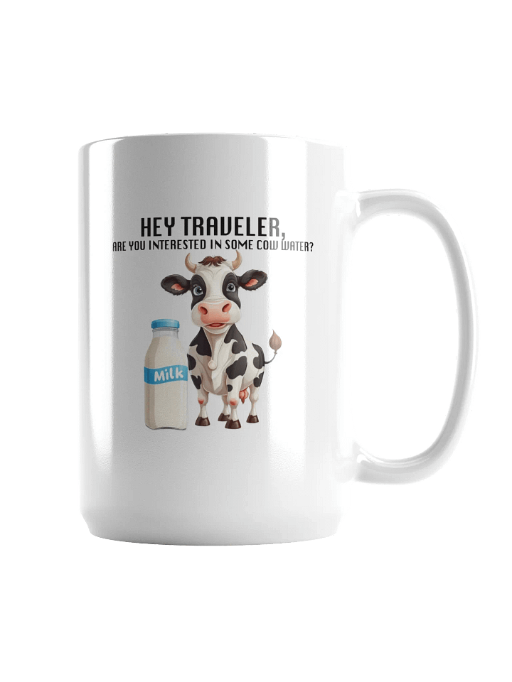 Cow Water White Glossy Mug product image (1)