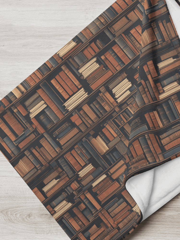 Bookshelf Pattern Throw Blanket product image (3)
