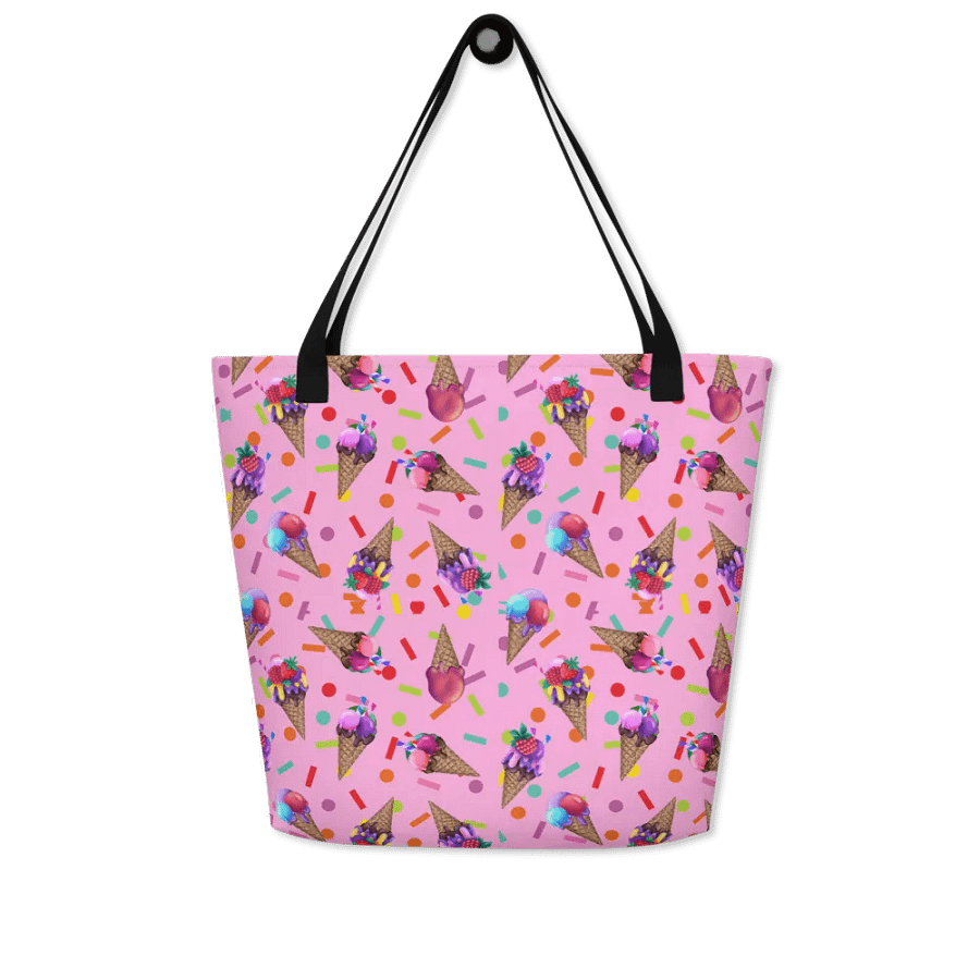 Pink candy delight tote bag for young ladies daughters girls product image (4)