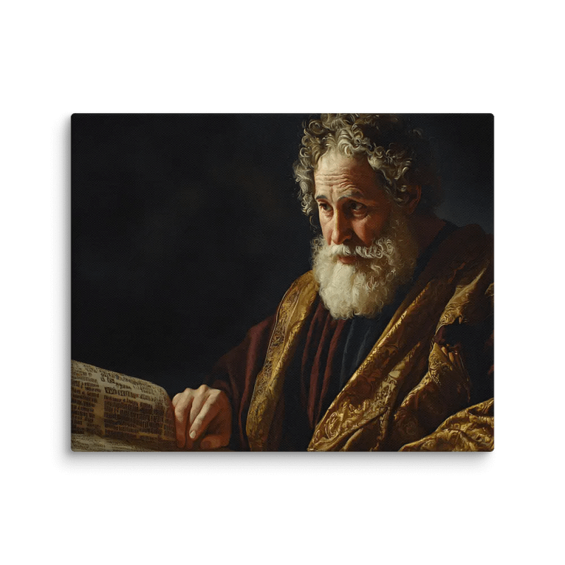 Ezra The Faithful Scribe - Rebuilder of the Temple Wall Art