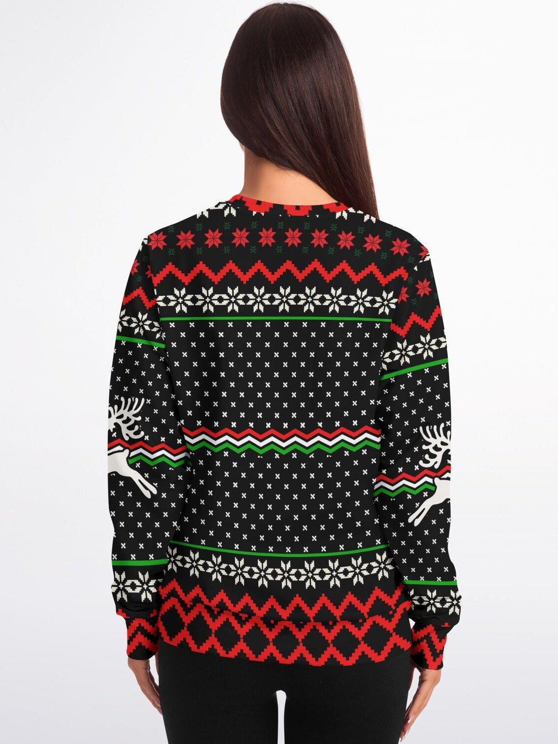 “Santa’s Naughty List Lifetime Member” Funny Christmas Sweatshirt | Naughty List Holiday Jumper | Cheeky Party Outfit | Unisex Xmas Gift product image (4)